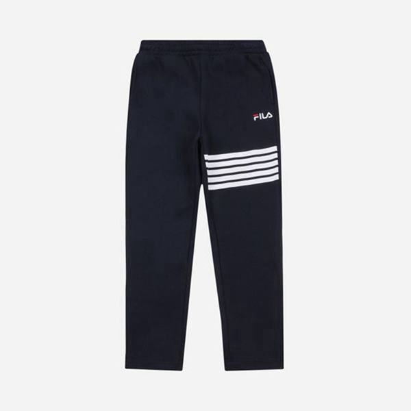 Pantalón Jogger Fila Niños Azul Marino - Track Warm Up Fleece - España 905468CPF